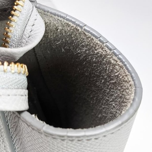 Celine Grey Grained Leather Micro Belt Bag Satchel - Picture 6 of 11